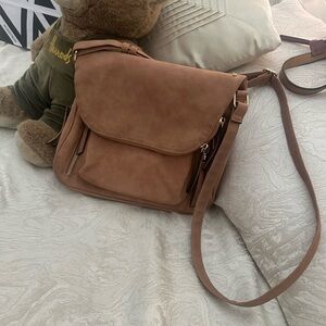 Target Tan Crossbody Bag
